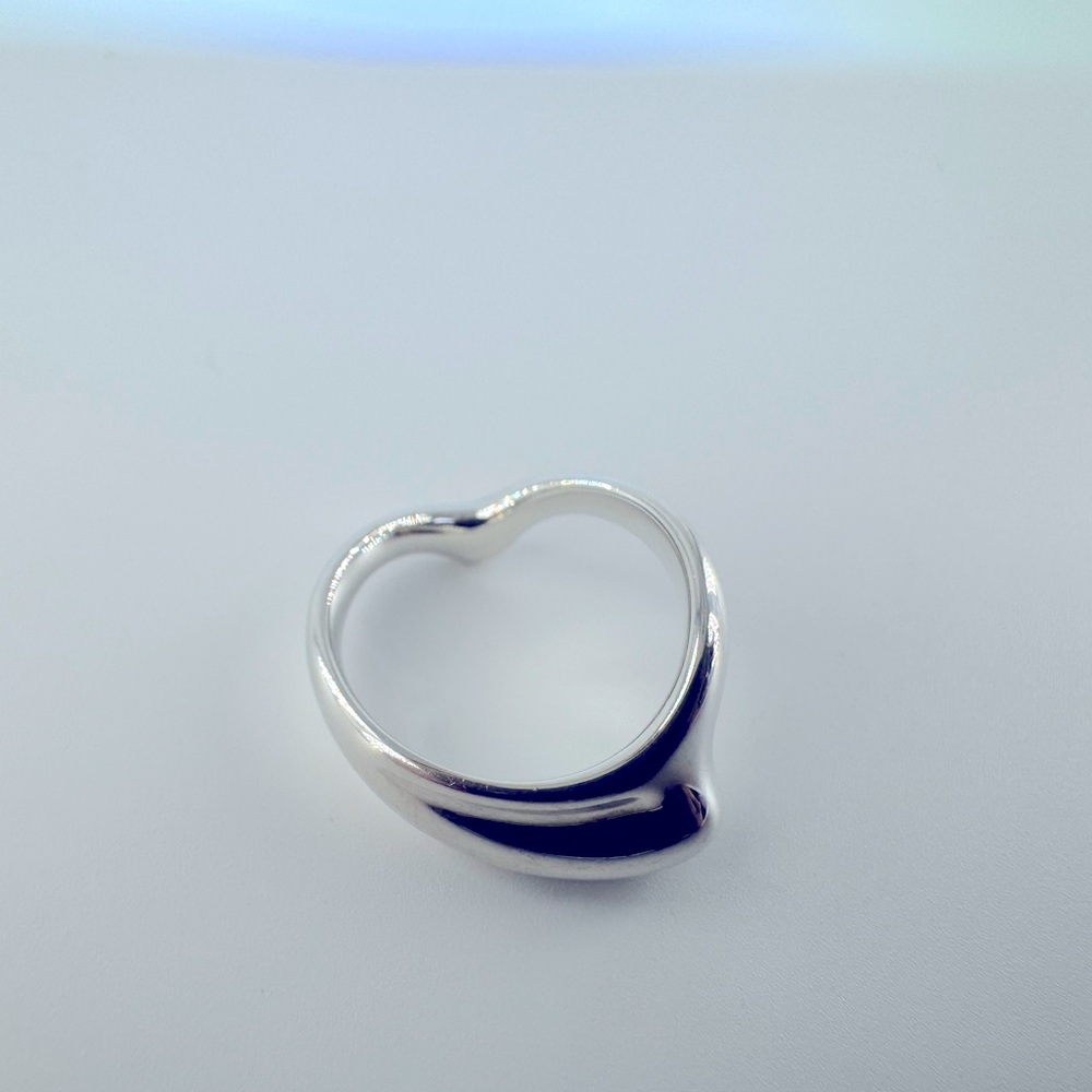 Tiffany & Co Wave Ring 925 Spain Size 4 Rare Sculptural Band Elsa Peretti - Picture 8 of 11